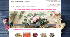 Desktop Screenshot of bayjunctionflowers.com.au